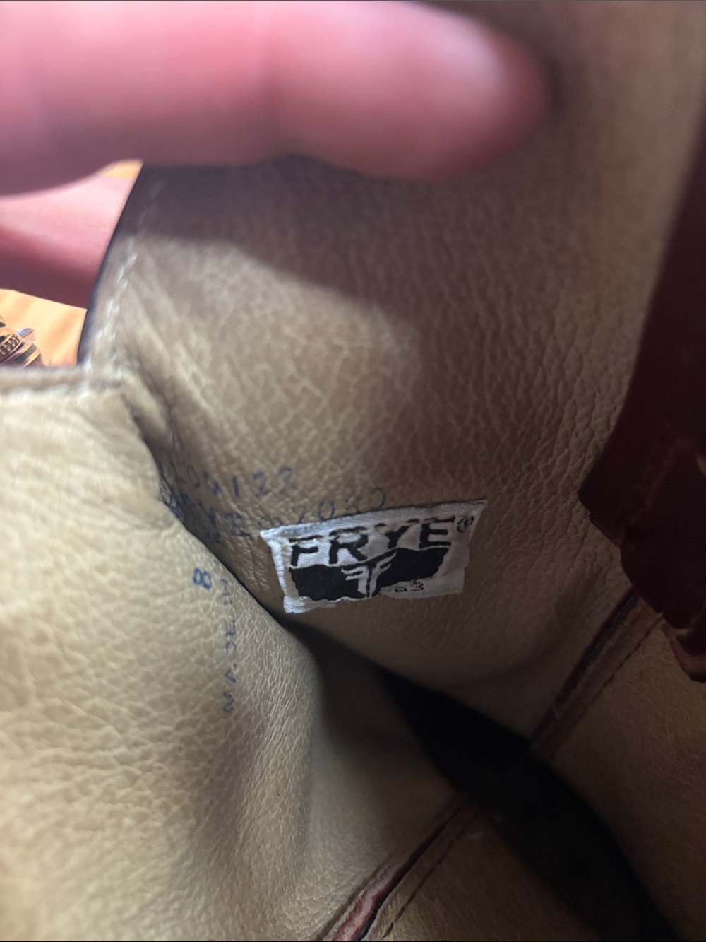 FRYE AND CO. Women's Tall Western Boots - Brown - Picture 3 of 4